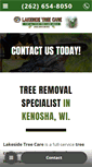 Mobile Screenshot of lakesidetree-disposal.com